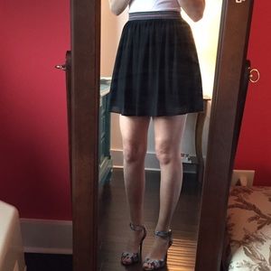 Francesca’s mini skirt Black size Small